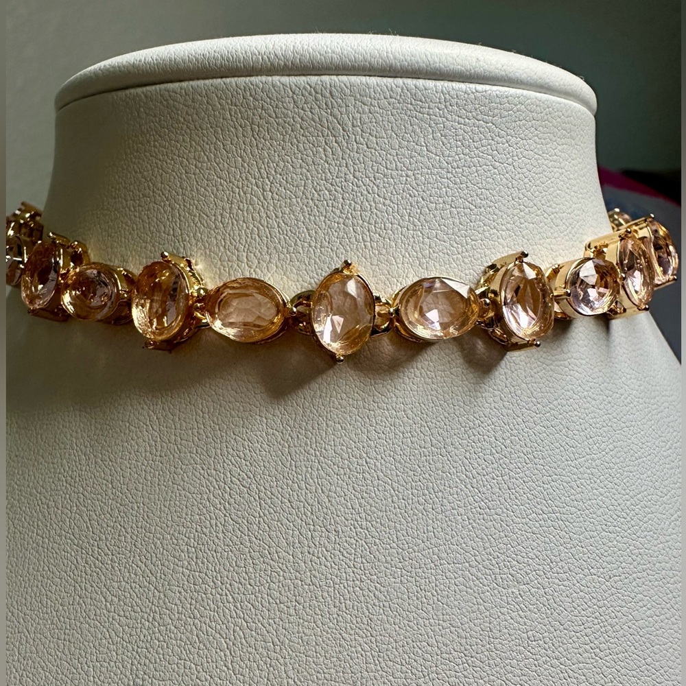 Express Choker, Pink Ice colored glass gemstones, nwt - Picture 7 of 17